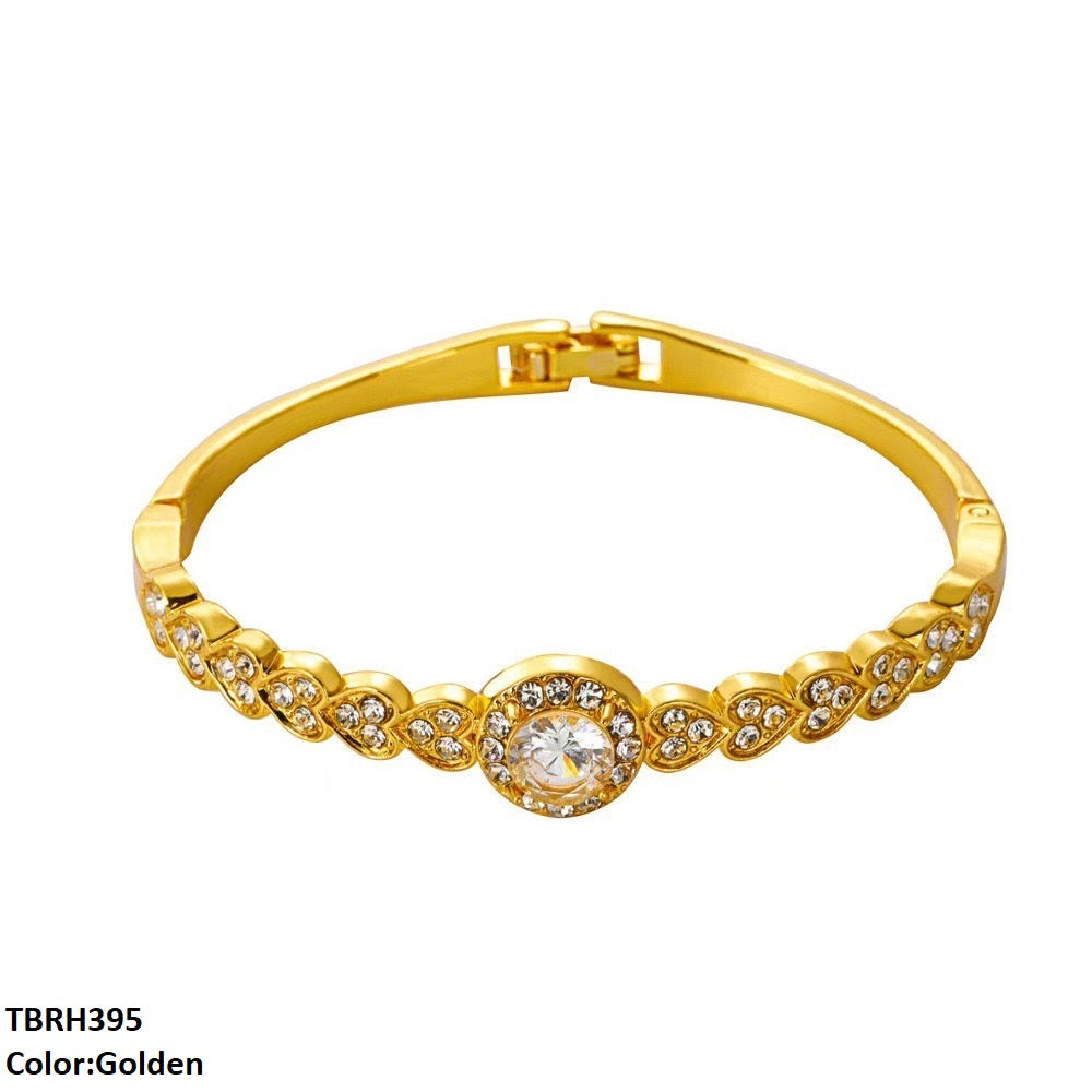 Eternal Heart Solitaire Bangle